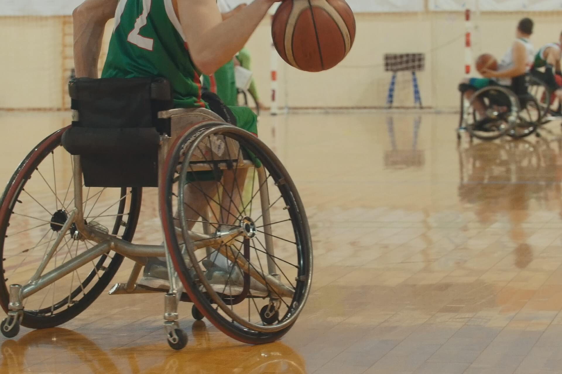 paralimpíadas: basquete em cadeira de rodas